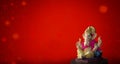 Lord Ganesha , Ganesha Festival , of Lord Ganpati background for Ganesh Chaturthi festival of India Royalty Free Stock Photo