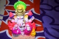 The lord of ganesha. Hindu God Ganesha. Ganesha colerful Idol. Indian culture. ganesh chaturthi