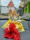 Lord Ganesha papa moriya Royalty Free Stock Photo