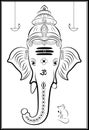 Lord Ganesha Vector Image Royalty Free Stock Photo