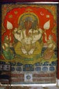 Lord Ganesha Wall painting Royalty Free Stock Photo