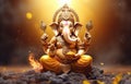 God Ganesha the remover of obstacles and thought to bring good luck.