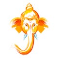 Lord Ganpati background for Ganesh Chaturthi festival of India Royalty Free Stock Photo