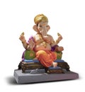 Lord Ganpati, happy Ganesh Chaturthi ,Ganpati on White Background Royalty Free Stock Photo