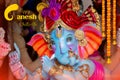 Lord Ganpati idol for Happy Ganesh Chaturthi festival of India