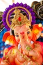 Lord Ganpati idol for Happy Ganesh Chaturthi festival of India