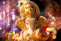 Lord Ganpati idol for Happy Ganesh Chaturthi festival of India