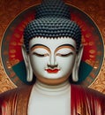 Lord Buddha statue. Namo Buddhaya.