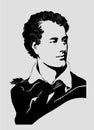 Lord George Gordon Byron, English romantic poet.