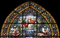 The Lord God Almighty (stained glass window) Royalty Free Stock Photo