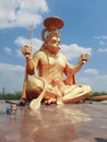 Lord hanuman big highted statue in indore Royalty Free Stock Photo