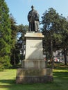 Lord Kelvin statue in the Botanic Gardens in Belfast Royalty Free Stock Photo