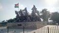 Chariot at Brahma Sarovar, Kurukshetra Royalty Free Stock Photo