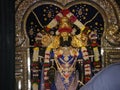 Lord krishna statue in iskon temple