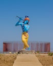 Lord Krishna statue in Nathdwara, India. Royalty Free Stock Photo