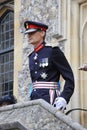 Lord Lieutenant of Hampshire addresses a military parade Royalty Free Stock Photo