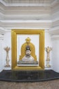 Lord Mangesh on deepastambha, Shri Mangeshi Temple complex, it is the Kuldeva of Goud Saraswat Brahman, located in Mangeshi