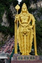 Lord Murugan Statue, Batu caves, Kuala Lumpur, Malaysia. Royalty Free Stock Photo