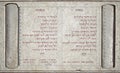 Lord's Prayer in the Pater Noster Chapel Royalty Free Stock Photo