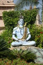 Lord Shiva as Yogi in Dhyana Mudra in garden of Nilkanthdham, Swaminarayan temple, Poicha