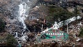 Lord Shiva idol near New Baba Mandir on the old silk route, Sikkim, India Royalty Free Stock Photo