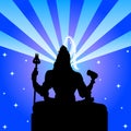 Lord Shiva - The Indian God Royalty Free Stock Photo