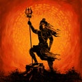 Lord Shiva Indian God of Hindu Royalty Free Stock Photo