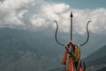 Lord Shiva`s Trident in Himalayas