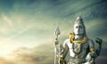 Lord shiva statue murudeshwara karnataka india shivaratri Royalty Free Stock Photo