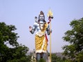 Lord Shiva tall colorful statue Royalty Free Stock Photo