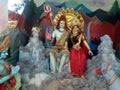 Lord siba parabti in the himalaya parbat