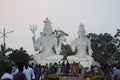 God Siva parvathi statue beauty of vizag Royalty Free Stock Photo