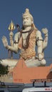 Lord Siva statue at Nageswar Mahadev, Gujrat Royalty Free Stock Photo