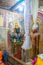 Lord Vishnu in buddhist temple in Battala