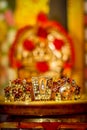 Lord Vishu Balaji Chakra Symbol - Shanku Chakra Namam Lord Vishnu Balaji Auspicious Holy Symbol for Divine Temple