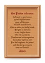 Lords Prayer Our Father Pater Noster Wooden Board