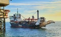 Lorelay pipelay vessel Royalty Free Stock Photo