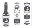 Lorem's Steak Sauce Bottle with Labels