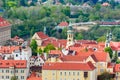 Loreta monastery building and towers in Prague, Czech Republic Royalty Free Stock Photo