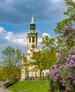 Loreta monastery in spring, Prague, Czech Republic Royalty Free Stock Photo