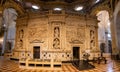 Loreto, Ancona, Italy - 11.10.2018: Interior of the Shrine of Loreto, Santuario della Madonna, detail of the Holy House