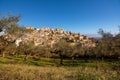 Loreto Aprutino, a medieval town in the olivetrees valley of Pescara Royalty Free Stock Photo