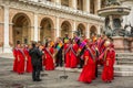 LORETO, Italy - juli 16, 2016 - International review of sacred music in the square of the Sanctuary of the Holy House of Loreto, M