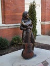 Loretta Lynn statue outside of Ryman Auditorium Royalty Free Stock Photo