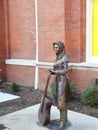 Loretta Lynn statue outside of Ryman Auditorium