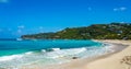 The Lorient beach on the island of Saint Barthelemy Royalty Free Stock Photo