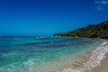 The Lorient beach on the island of Saint Barthelemy Royalty Free Stock Photo