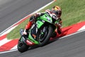 Loris Baz #76 on Kawasaki ZX-10R Kawasaki Racing Team Superbike WSBK