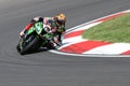 Loris Baz #76 on Kawasaki ZX-10R Kawasaki Racing Team Superbike WSBK