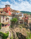 Loro Ciuffenna, village in the Province of Arezzo in the Italian region Tuscany. Central Italy.